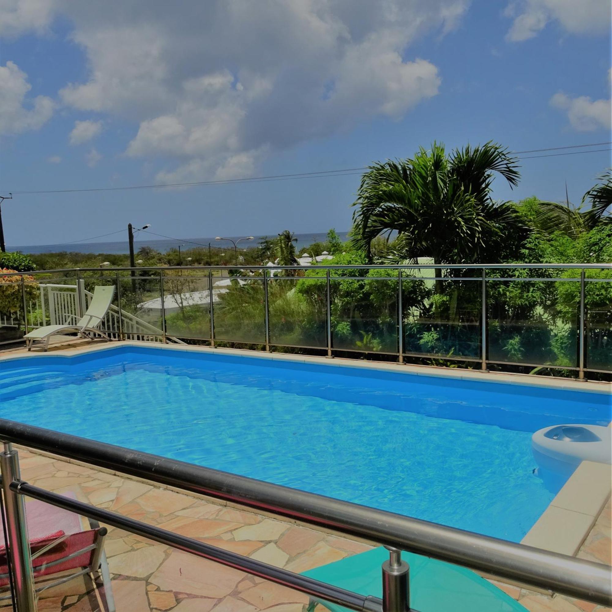 Les Algues De La Chapelle Bleu Horizon Villa Anse-Bertrand Exterior foto